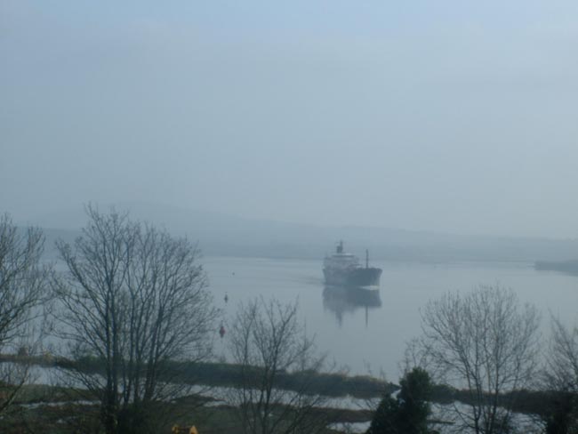 Ship on the River Barrow